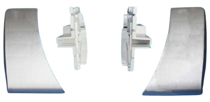 Thule L & R Lead Rail End Plate 4900 Black main image 1