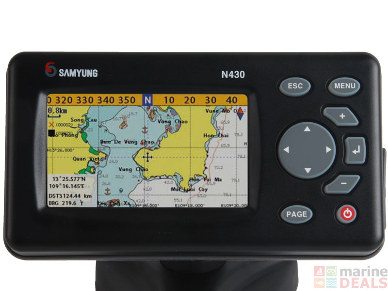 Buy Samyung N430 Marine GPS Chartplotter incl NZ Chart online at Marine