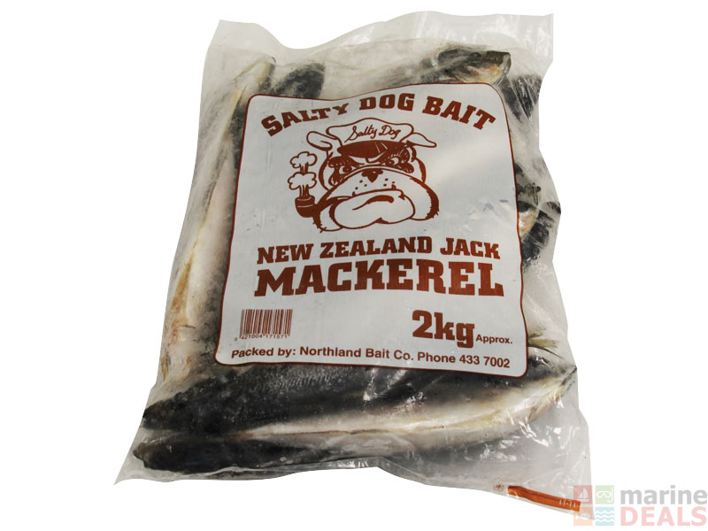 Buy Salty Dog New Zealand Jack Mackerel 2kg Freeflow Bag online at
