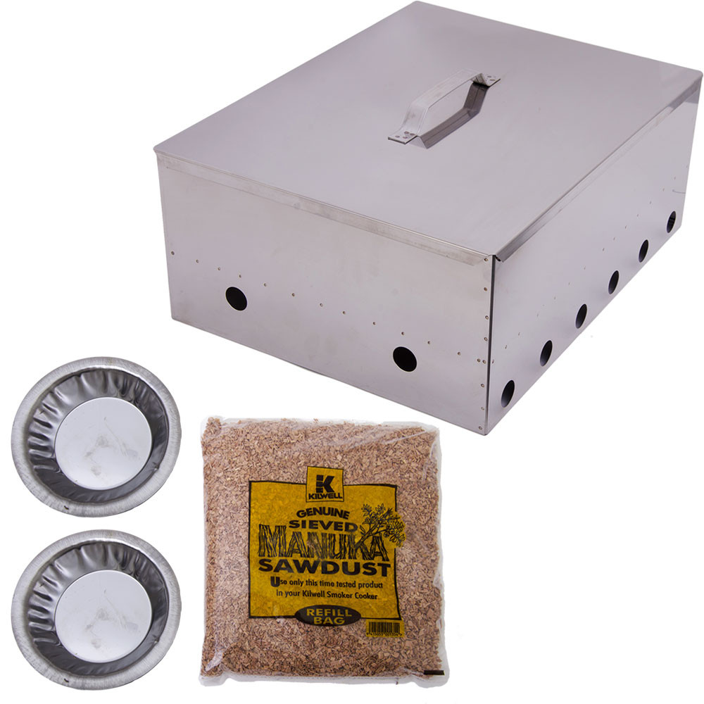 Buy Kilwell Stainless Steel Smoker Cooker 16.3L online at MarineDeals