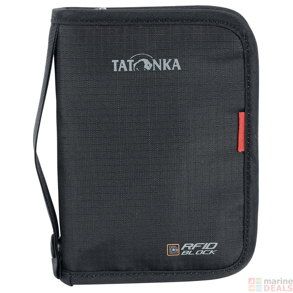 Buy Tatonka Travel Zip Wallet M RFID B Black Online At Marine-Deals.co.nz