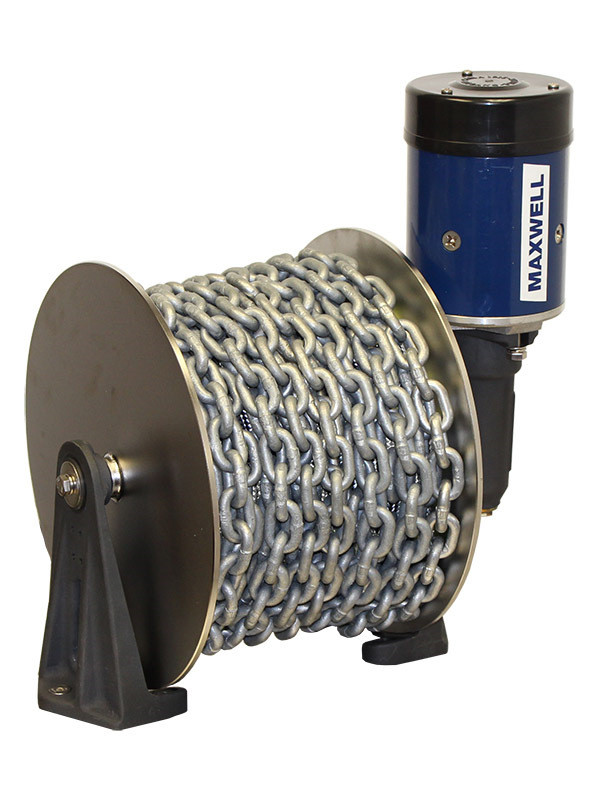 Buy Maxwell Tasman 88 12V Drum Winch with Rode 110m online at Marine