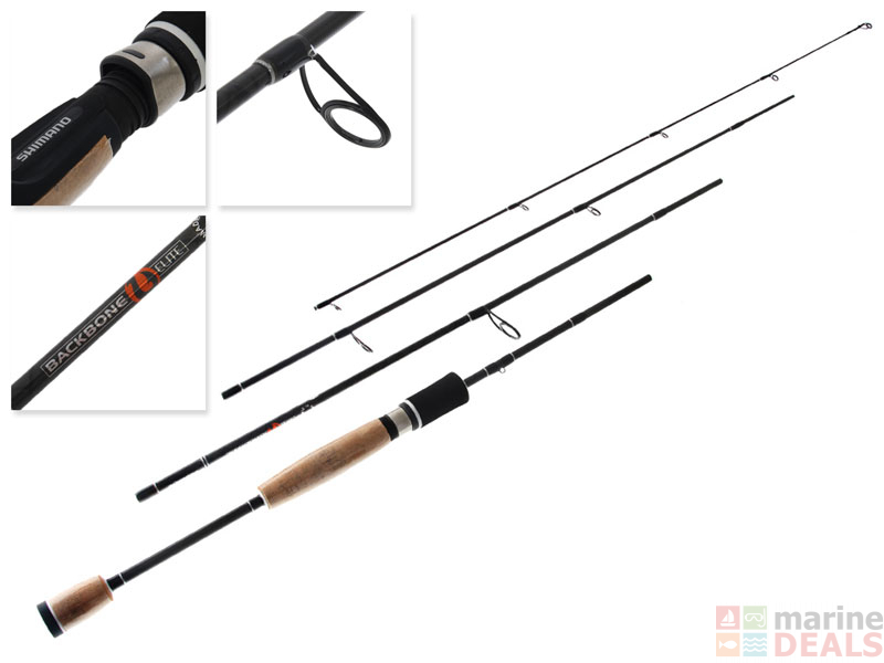 Buy Shimano Backbone Elite Light Spinning Rod 7ft 2 5kg 4pc Online At Marine Deals Co Nz