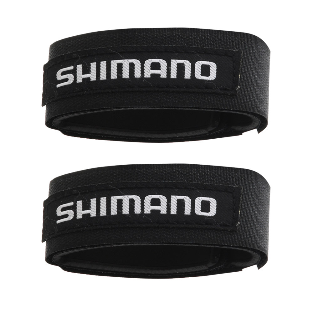 Shimano BE-221N Rod Straps Ocea Twin Pack Noir - Sangles Porte-canne - Neuf