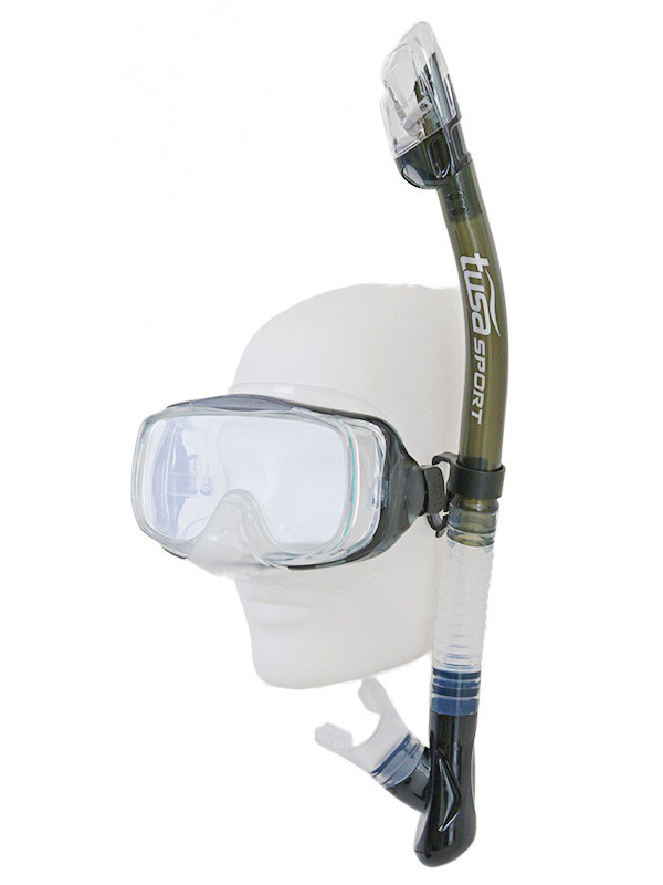 thumbnail image 2 of 3-window Dive Mask TUSA M-32 Imprex 3D Hyperdry Scuba Diving Mask - Cobalt Blue With Panoramic View Mask And Snorkel Adult 2 of 14