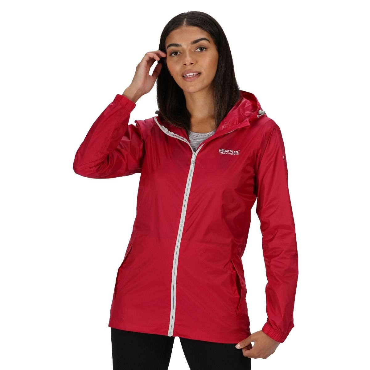 Buy Regatta Pack It III Womens Waterproof Jacket Red online at Marine