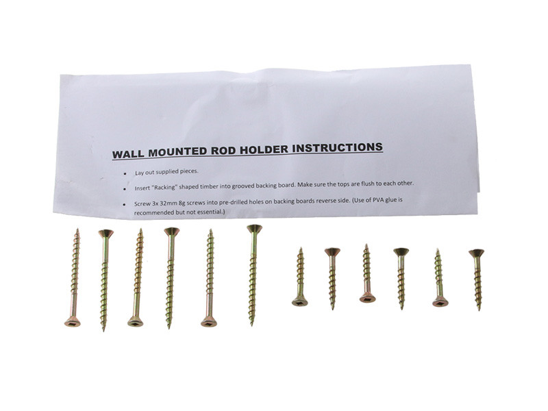 Buy Wall Mount Plywood Rod Rack Set online at MarineDeals.co.nz