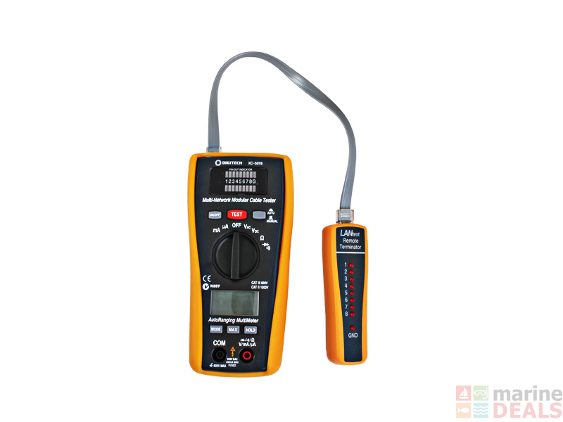 Buy Digitech Multimeter 2in1 Network Cable Tester online at MarineDeals.co.nz