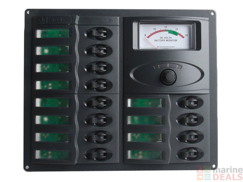 Buy BEP 902-AM Marine 12-Way Circuit Breaker Switch Panel online at