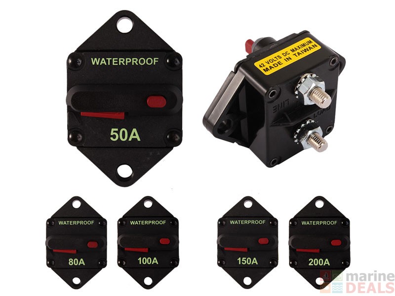 Buy Waterproof Circuit Breakers High Amperage online at MarineDeals