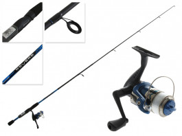 shakespeare reverb spinning reel and fishing rod combo