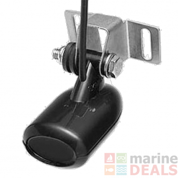 Lowrance Transom Mount Depth and Temp Transducer 83/200kHz Black 9-Pin Connector