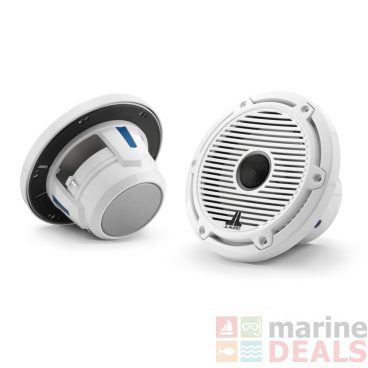 JL Audio M6-650X-C-GwGw 6.5in Marine Coaxial Speakers Gloss White Trim Ring/Classic Grille