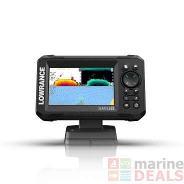 Lowrance Eagle 5 Fishfinder with SplitShot HD Transducer and AUS/NZ Enhanced Embedded Charts