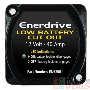 Enerdrive Low Battery Cut Outs 24V-40amp