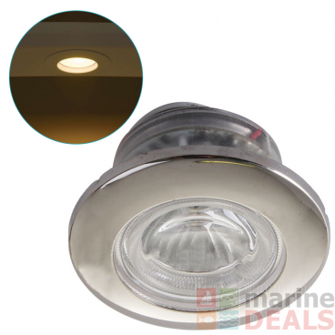 Stainless LED Ceiling Light Warm White 1W