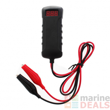 Battery Tester 5-30vDC with Alligator Clips