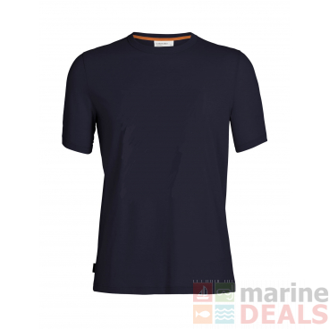 Icebreaker Cotton Mens T-Shirt Midnight Navy 2XL