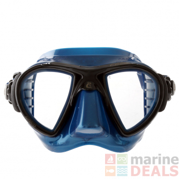Cressi Nano Spearfishing Dive Mask Blue Nery Black Frame