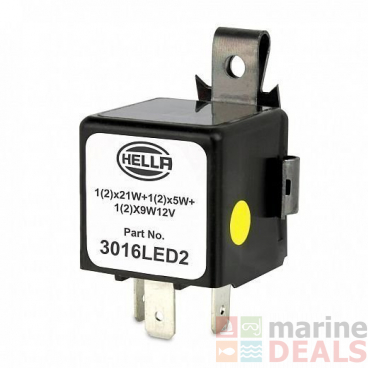 Hella Marine Electronic LED Flasher Unit 12V 35W 3 Pin