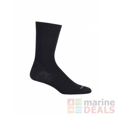 Icebreaker Merino Lifestyle Fine Gauge Crew Socks Black S/M