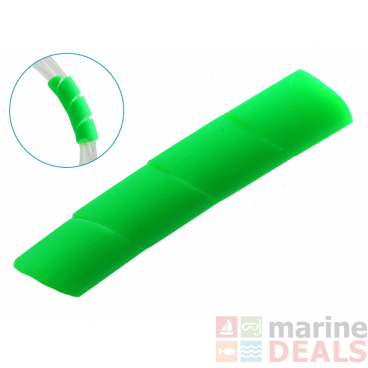 Spiral Wrap Rig Holder Fluro Green