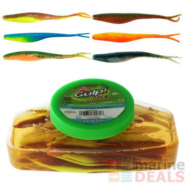 Berkley Gulp Alive Jerk Shad Soft Bait Tub 5in/13cm