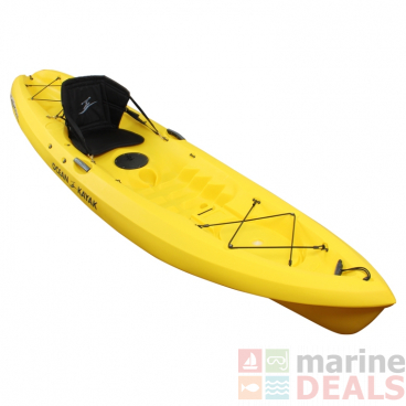 Ocean Kayak Scrambler 11 Single Person Kayak with Hatch Pack Yellow