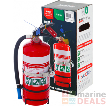 MegaFire ABE Powder Type Fire Extinguisher 2.5kg