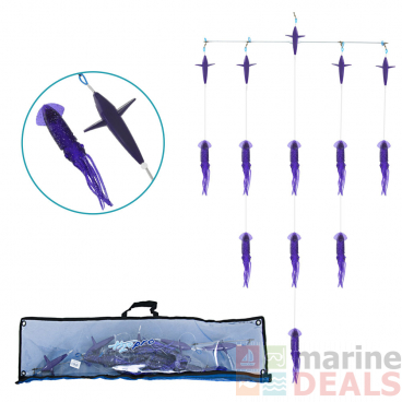 H2O Pro B2 Squid Titanium Spreader Bar 9in Purple