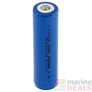 Rechargeable 18650 Lithium Battery 2600mAh 3.7v