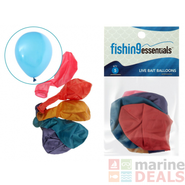 Fishing Essentials Live Bait Balloons Qty 5