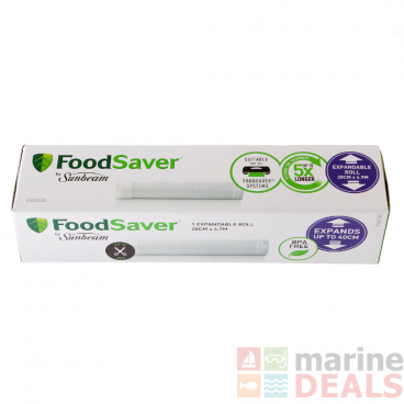 FoodSaver Expandable Vacuum Sealer Roll 28cm x 4.9m