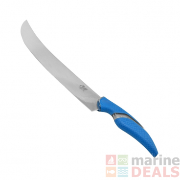 Cuda Titanium Bonded Curved Blade Knife 12in