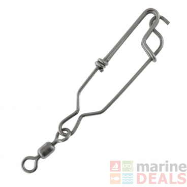 Nacsan Stainless Shark Clip with Swivel 2.0 x 80mm