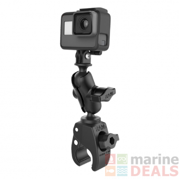RAM Mounts Tough-Claw Small Clamp Mount with Universal Action Camera Adapter