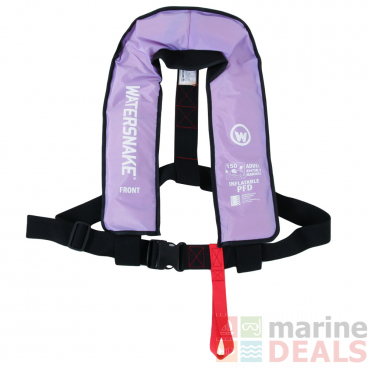 Watersnake Manual Level 150 Inflatable PFD Life Adult Jacket Lilac