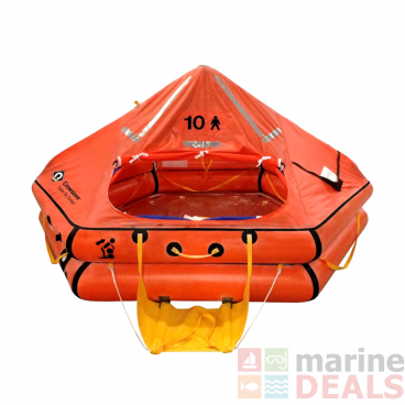 Crewsaver 4-Man ISO Ocean Offshore Life Raft Over 24hr Container