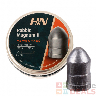 H&N .177 Rabbit Magnum II 200 Rounds