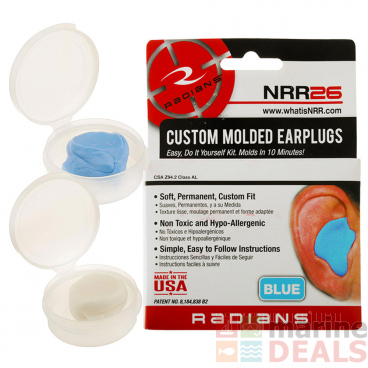 Radians Custom Moulded Earplugs Blue