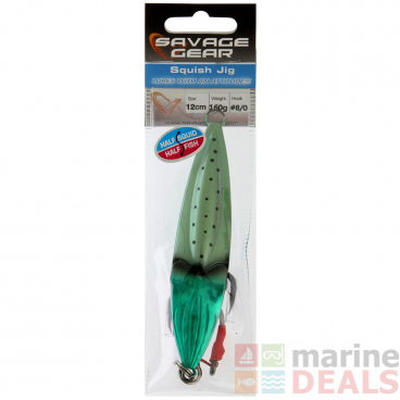 Savage Gear Squish Slow Pitch Jig 12cm 160g Green Mackerel