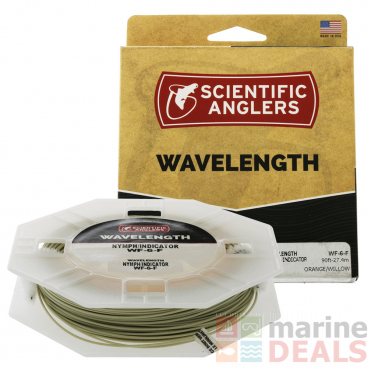 Scientific Anglers Wavelength Nymph Indicator Freshwater Fly Line WF6F Willow