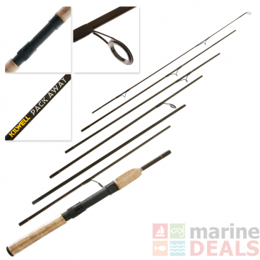 Kilwell Pack Away 768 Fly/Spin Rod 7ft 6in #4/5 3-15g 8pc