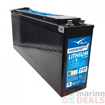 BLA Marine Performance LiFePO4 Rechargeable Lithium Battery 12V 75Ah Series