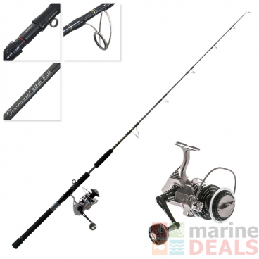 Okuma Makaira 20000 and CD Rods Tournament Pitch Bait Game Combo 6ft 6in 37kg 1pc