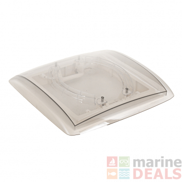MPK 4-Way Roof Vent 400x400mm Clear Dome