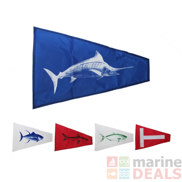 Game Fishing Catch Flags Set of 5