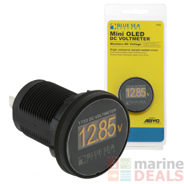Blue Sea Mini OLED DC Voltmeter 12/24V