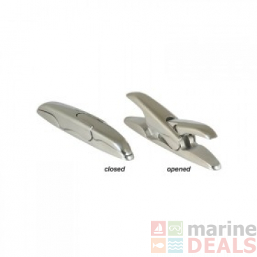 Marine Town X-Folding Cleats - Cast Stainless Steel