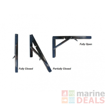 Marine Town Folding Support Bracket - Stainless Steel